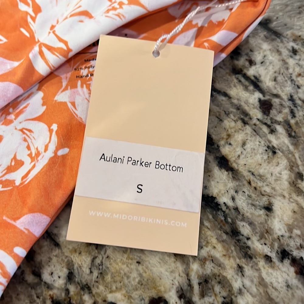 Midori Aulani Parker Bikini Bottoms NWT Sz Small - Picture 4 of 5